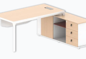 LEBEN MANAGER DESK 1608 MOCHA OAK