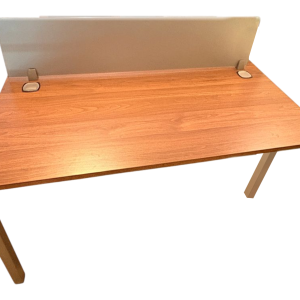 LEBEN WORKSTATION 2S 1412 DARK WALNUT/DARK GREY