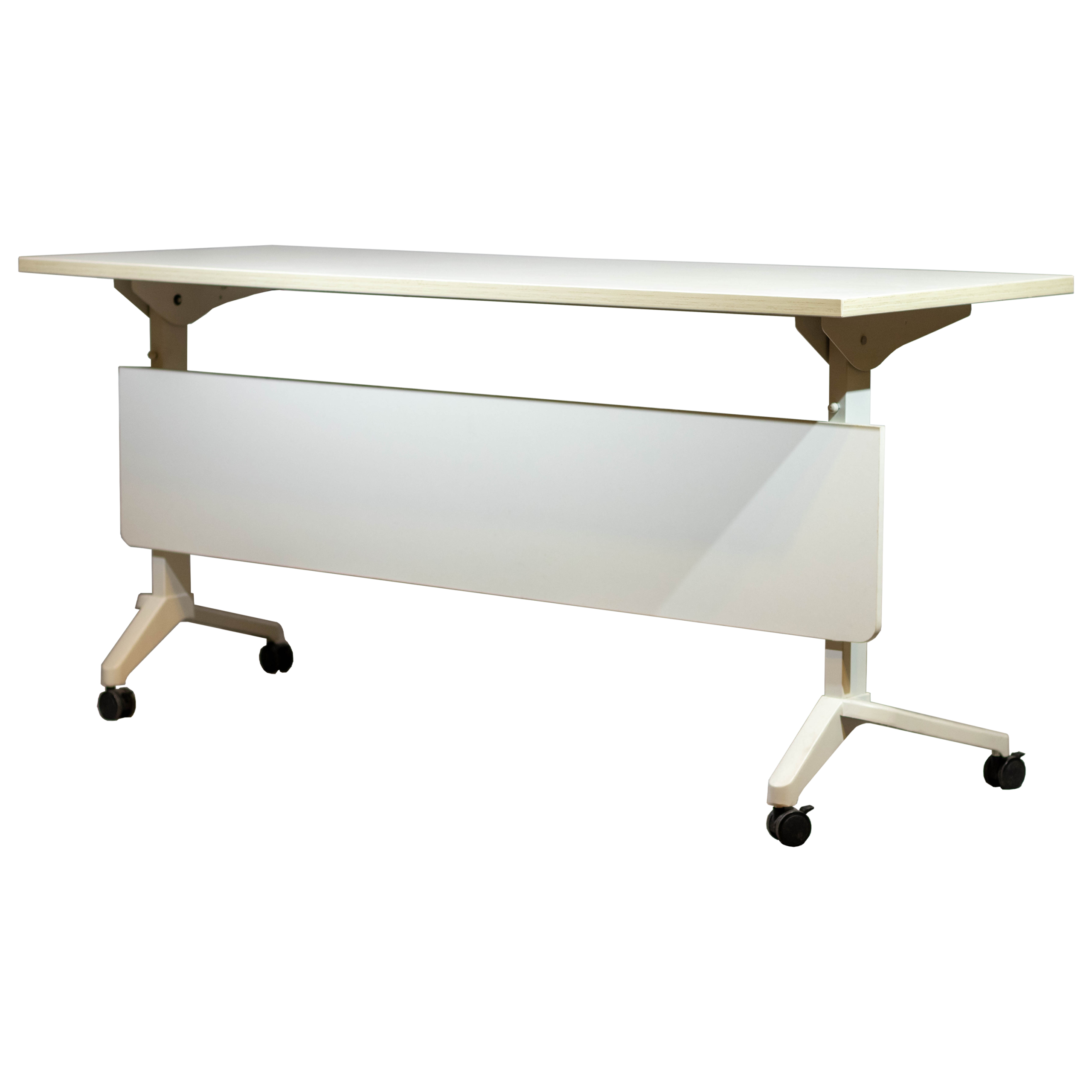 LEBEN FOLDING TRAINING TABLE 160X60X75 DARK WALNUT/DARK GREY