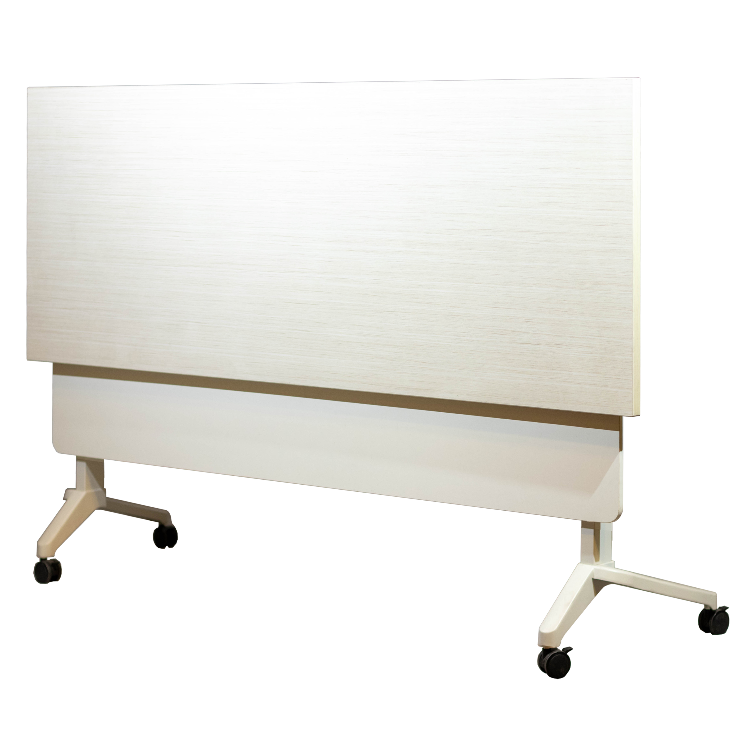 LEBEN FOLDING TRAINING TABLE 160X60X75 DARK WALNUT/DARK GREY - Gambar 3