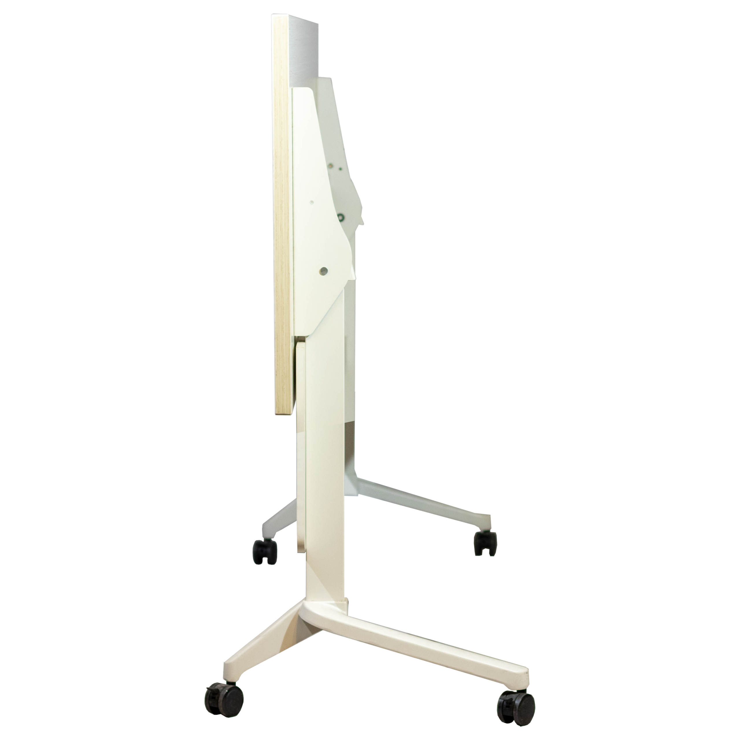 LEBEN FOLDING TRAINING TABLE 160X60X75 DARK WALNUT/DARK GREY - Gambar 5