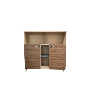 LEBEN PRIME MEDIUM CABINET 120x40x120 C-2032 WALNUT/CREAM