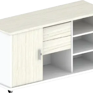 Leben Mobile Return Desk 1204 Mocha Oak (U/1)