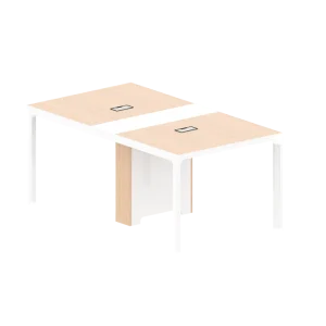 LEBEN NEW RECTANGULAR MEETING TABLE 1810 OZ-2932-18 LIGHT MAPLE/WHITE