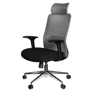 ALODIA HIGH CHAIR HT-701A GREY/BLACK