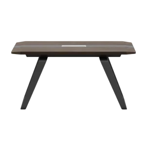 LEBEN BORG RECTANGULAR MEETING TABLE 240x120x75 OZ 2605-24 WALNUT/DARK GREY